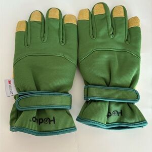 Green and Yellow Men's work Gloves L